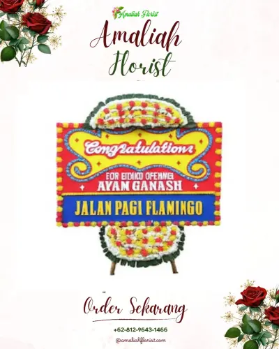 Bunga Papan Congratulation di Bejiharjo